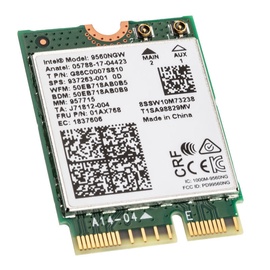 Intel Dual-Band Wireless-AC 9560 WLAN + Bluetooth 5.0 Adapter M.2