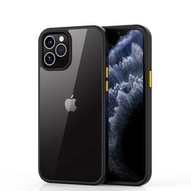 Чехол Devia Devia Shark Series Shockproof Case For IPhone 12 Mini, прозрачный/черный, 5.4 ″