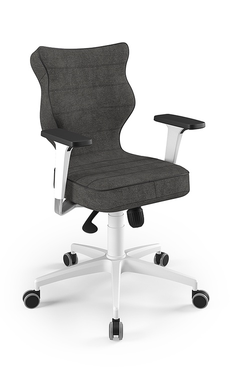 Офисный стул Perto AT33, 40 x 63 x 90 - 100 см, белый/серый