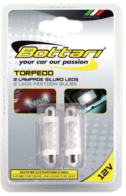 Автомобильная лампочка Bottari 17826, LED, белый, 12 В