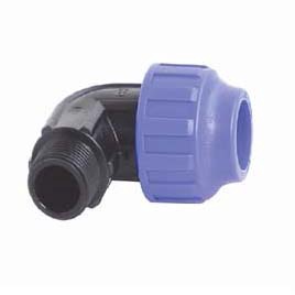 Водопроводное колено STP Fittings Sia, 1/2 дюйма - Внешняя резьба, Ø20 мм
