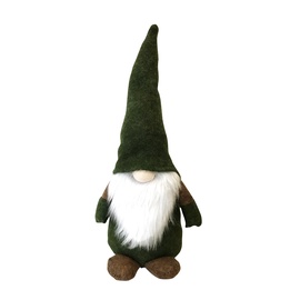 Рождественская декорация Christmas Touch Gnome, полиэстер, зеленый
