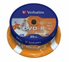 Verbatim DVD-R Datalife 4.7Gb 16x Spindle 25pcs