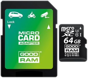GoodRam M3AA 64GB UHS-I U3 microSDXC + Adapter