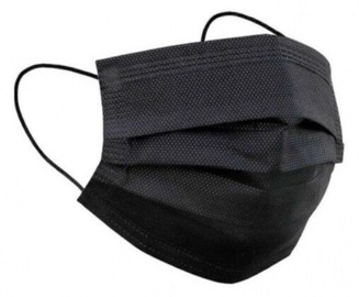 Sejas aizsargs Inca Farma IIR Adult Surgical Mask Black 5pcs