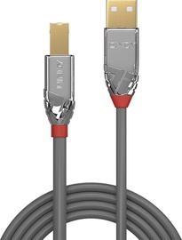Vads Lindy Cromo Line USB 2.0 A male, USB 2.0 B male, 5 m