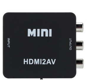RoGer HDMI to RCA Signal Adapter Black