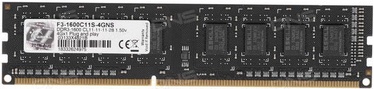 Operatīvā atmiņa (RAM) G.SKILL F3-1600C11S-4GNS DDR3 4 GB