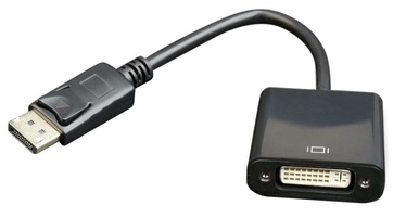 Adapteris Gembird DisplayPort to DVI Displayport, DVI, 0.1 m, juoda