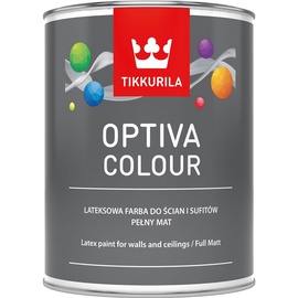 Vandeniniai akriliniai dažai Tikkurila Optiva Colour AP, balti, 0.9 l
