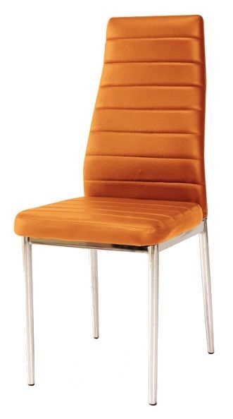 Стул для столовой, oранжевый, 40 см x 38 см x 96 см
