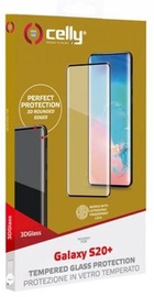 Celly Full Glass Screen Protector For Samsung Galaxy S20 Plus Black