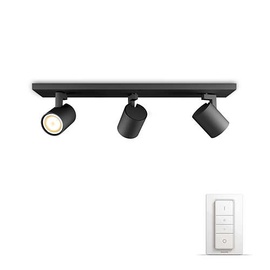 Išmanusis šviestuvas Philips Runner Hue, juodas, 3x5.5W 230V