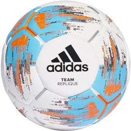 Adidas Team Replique Ball CZ9569 White/Blue Size 5