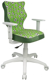 Bērnu krēsls Entelo ST29 White/Green, 400x370x1000 mm