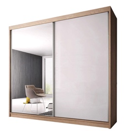 Idzczak Meble Pro Polysk Wardrobe 233cm Sonoma Oak/White Gloss