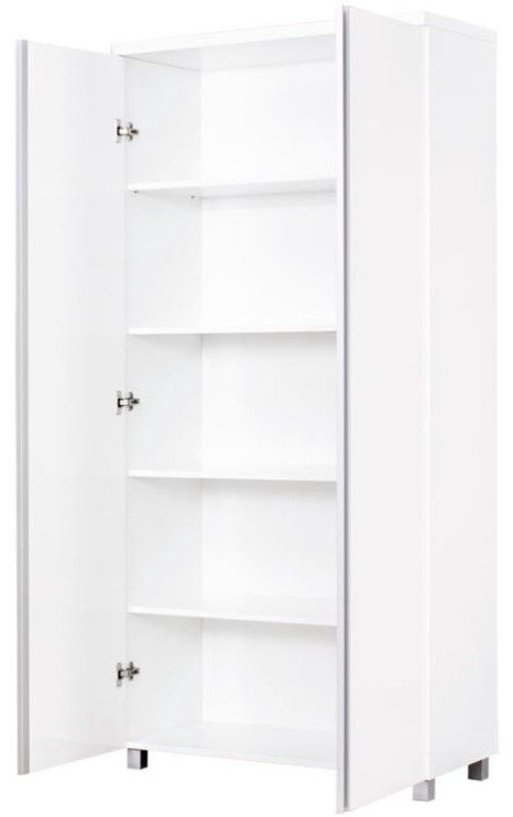 Skapis Bodzio Bookshelf AG25, balta, 90 cm x 43 cm x 190 cm