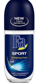 Vīriešu dezodorants Fa Sport Energizing Fresh 48H, 50 ml