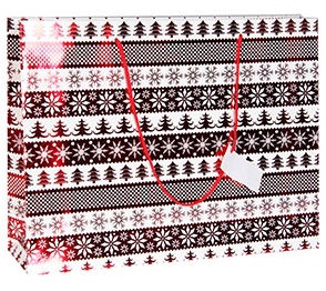 Verners Gift Bag White & Red 389286