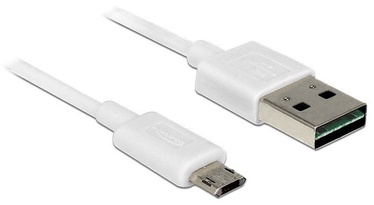 Delock Reversible Cable USB to Micro USB White 3m