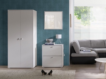 Batų spintelė Maridex Anter A02 White, 690x250x770 mm
