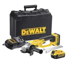 Аккумуляторная угловая шлифовальная машина Dewalt DCG412M2-QW, 18 В