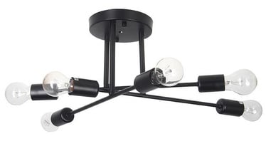 Verners Astridia Ceiling Lamp 6x60W E27 Black