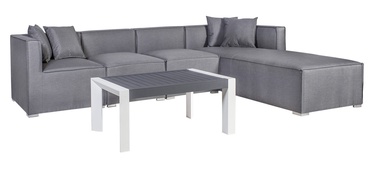 Home4you Rainbow Corner Sofa And Table Set Grey
