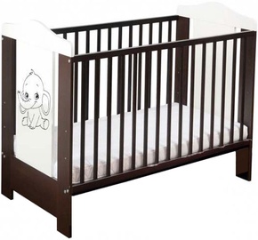 Minikid Ella Baby Bed 109 Venge/White Elephant