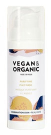 Veido kaukė Vegan & Organic Purifying Clay Mask, 50 ml