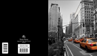 Jānis Roze Notebook A5 JR8 60 Pages NY Taxi