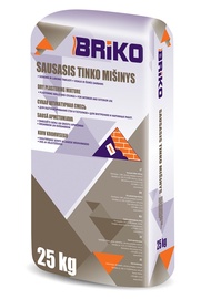 Цементная штукатурная смесь Briko, выравнивающий, серый, 25 кг