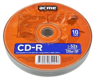 Acme CD-R 52X 700MB 10P Shrink