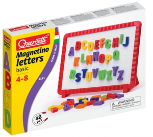 Intelektuāla rotaļlieta Quercetti Magnetino Letters Basic 5181, daudzkrāsains
