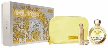 Набор для женщин Versace Eros Pour Femme 100 ml EDT + 10 ml EDT + Cosmetic Bag