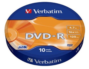 Verbatim DVD-R 4.7GB 16x 10pcs
