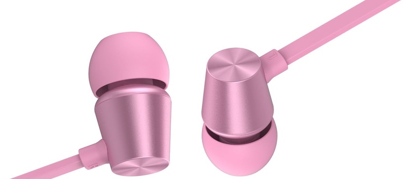 Проводные наушники Swissten YS500, розовый