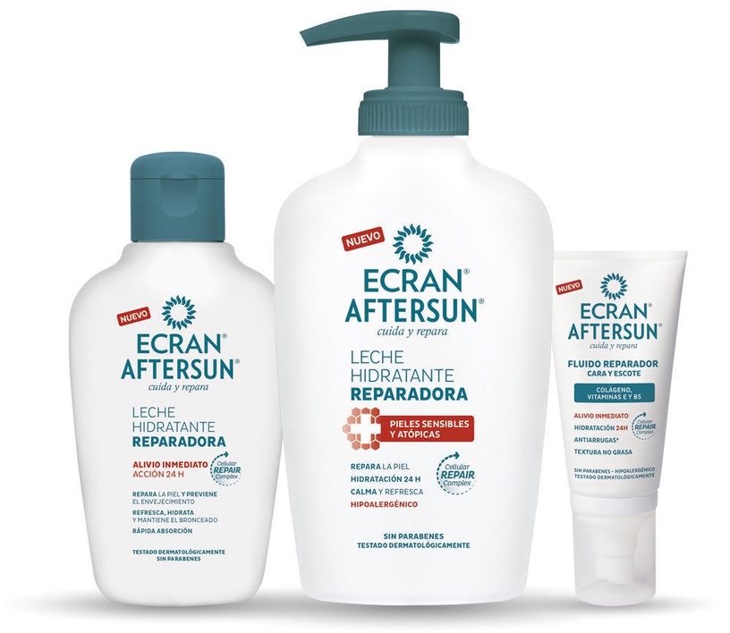 Pretiedeguma pieniņš Ecran Aftersun Calming Moisturizing, 400 ml