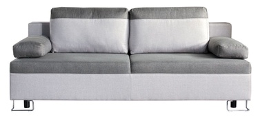 Dīvāngulta Libro Leo Grey/White, 212 x 101 x 74 cm