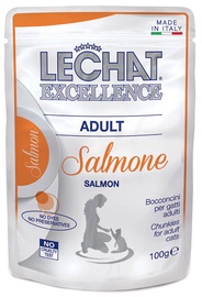 Monge LeChat Excellence Chunkies With Salmon 100g