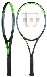 Теннисная ракетка Wilson Blade 26, черный/зеленый/серый