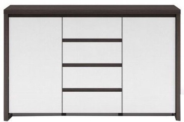 Black Red White Chest Kaspian KOM2D4S Wenge/White