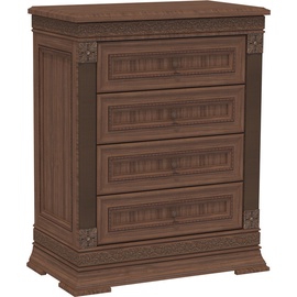 MN Chest Of Drawers K1 80 Dark Brown