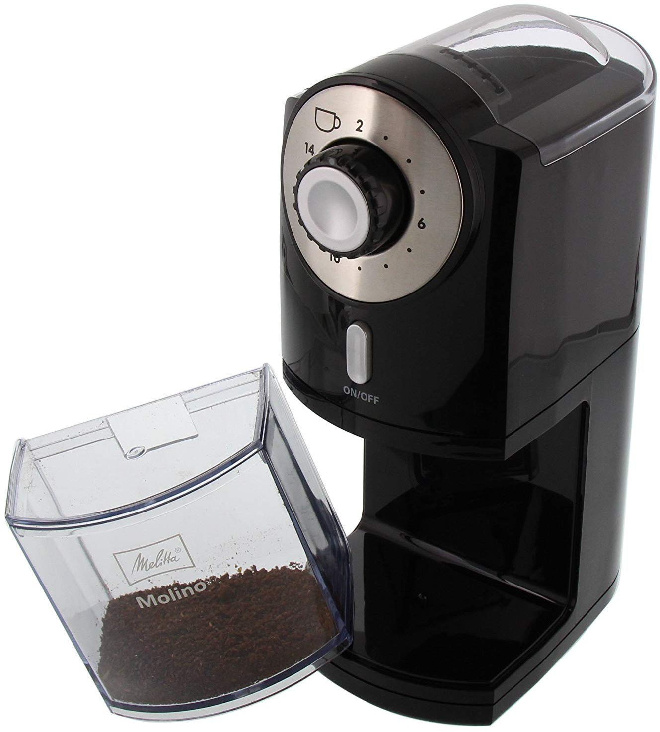 Melitta Molino 1019-02, sidabro/juoda 