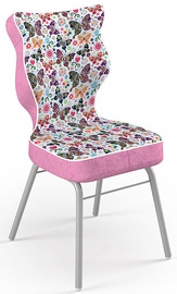 Детский стул Entelo Solo Size 3 ST31 Pink/Butterflies, 330x310x695 мм