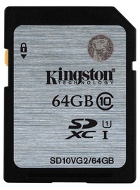 Kingston 64GB SDXC UHS-I Flash Card Class 10