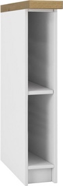 Нижний кухонный шкаф Top E Shop, белый/песочный, 150 мм x 456 мм x 860 мм