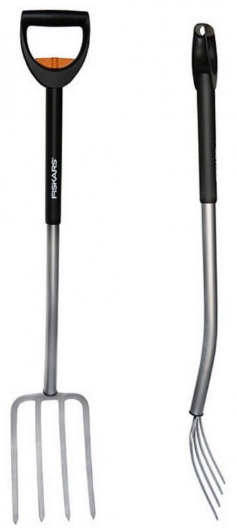 Вилы универсальные Fiskars SmartFit Telescopic, 1165 - 1256 мм, с ручкой