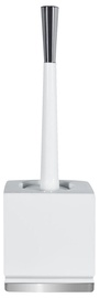 Spirella Toilet Brush Roma Stoneware Red White/Silver