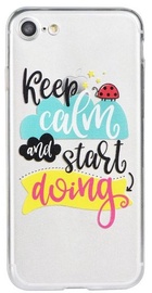 Blun Art Back Case For Apple iPhone 7 Keep Calm
